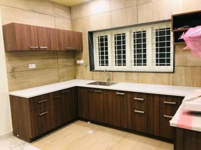 Kitchen, Storage Designs by Contractor ANIL T, Kannur | Kolo