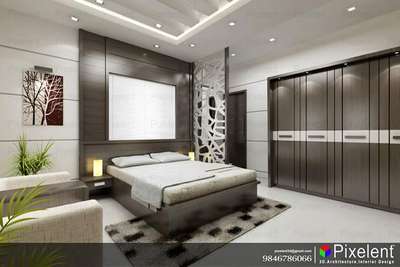 Bedroom, Furniture, Storage, Lighting Designs by Contractor sunil kumar, Kottayam | Kolo