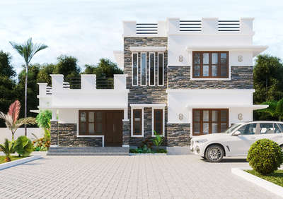 Exterior Designs by 3D & CAD Vivin Wilson, Thrissur | Kolo