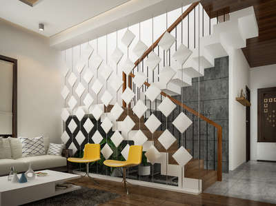 Furniture, Living, Staircase Designs by Interior Designer jubin ep, Malappuram | Kolo
