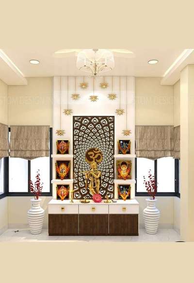 Prayer Room, Storage Designs by Architect Ravi  kumawat, Jaipur | Kolo