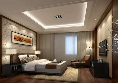 Bedroom, Furniture, Storage, Ceiling, Lighting, Wall Designs by Interior Designer Bharath Karrekatt, Thrissur | Kolo