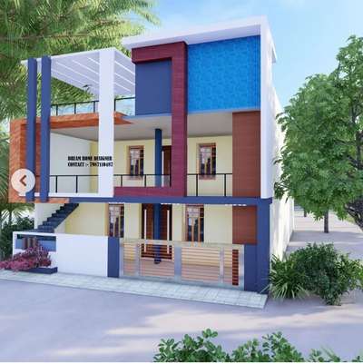 Exterior Designs by Civil Engineer Er Aqsha Shaikh, Dewas | Kolo