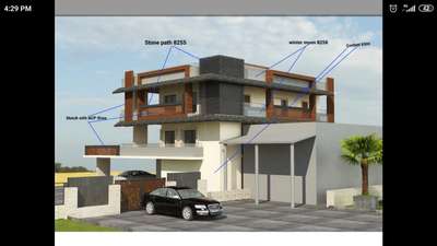 Exterior Designs by Civil Engineer Naam Janker Kya Karoge, Bhopal | Kolo