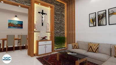 Prayer Room, Storage Designs by Civil Engineer JGC The Complete   Building Solution, Kottayam | Kolo