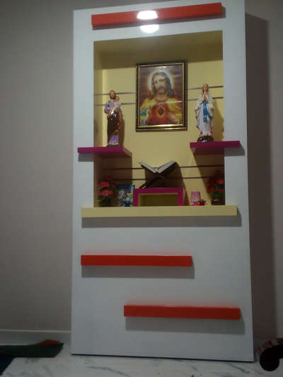 Prayer Room Designs by Carpenter james joseph, Pathanamthitta | Kolo