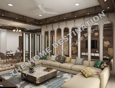 Furniture, Lighting, Living, Table, Wall Designs by Architect THE HOME  DESTINATION , Jaipur | Kolo