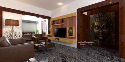 Living, Furniture, Home Decor Designs by 3D & CAD Santhosh  mathew , Pathanamthitta | Kolo