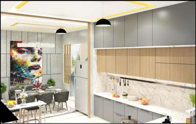 Lighting, Kitchen, Storage Designs by Architect Jatin Lohchab, Jhajjar | Kolo