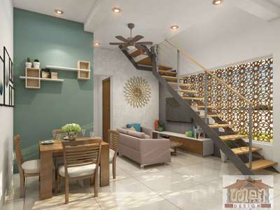 Ceiling, Dining, Home Decor, Furniture, Storage, Lighting Designs by Architect Ar Karishma Vimal, Ernakulam | Kolo