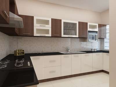 Kitchen, Storage Designs by Interior Designer JOBIN C, Thiruvananthapuram | Kolo