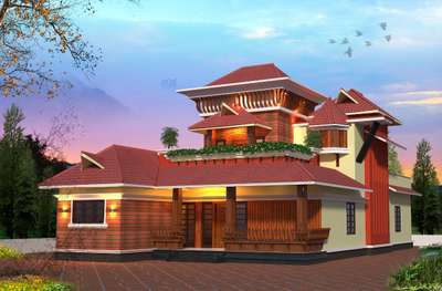 Exterior Designs by Civil Engineer 🅷︎🅾︎🅼︎🅴︎ 🅳︎🅴︎🆂︎🅸︎🅶︎🅽︎ 🆆︎🅾︎🆁︎🅻︎🅳︎, Pathanamthitta | Kolo