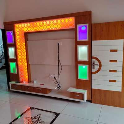 Lighting, Living, Flooring, Storage Designs by Carpenter mohd Naeem Pasha carpenter, Gurugram | Kolo