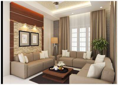 Living, Wall, Table, Furniture, Home Decor Designs by Interior Designer somith vm, Ernakulam | Kolo