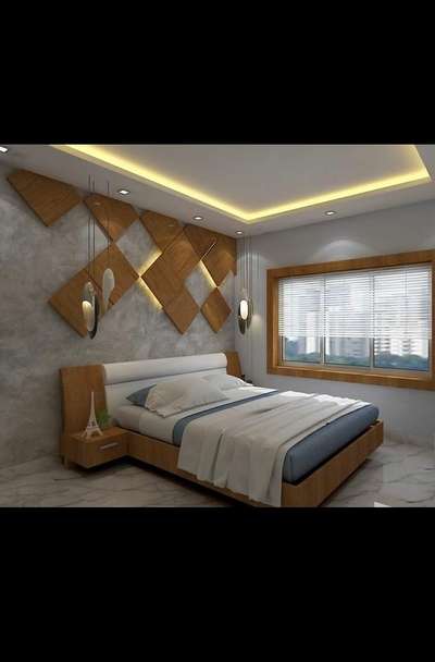 Furniture, Lighting, Bedroom, Wall, Storage Designs by Carpenter Happy Sharma, Indore | Kolo