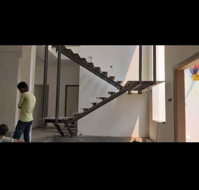 Staircase Designs by Fabrication & Welding Vishnu Nath, Malappuram | Kolo
