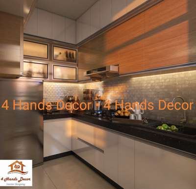 Kitchen, Lighting, Storage Designs by Interior Designer DECOR  WAVES, Gurugram | Kolo