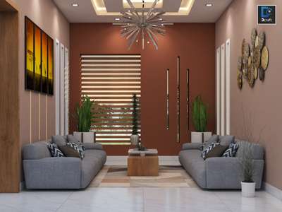 Living Designs by Interior Designer DCRAFT BUILDERs, Thrissur | Kolo