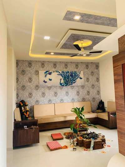 Ceiling, Lighting, Living, Furniture Designs by Contractor Nitesh Kumar, Sonipat | Kolo