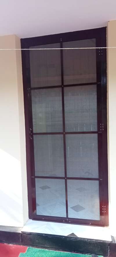 Door Designs by Fabrication & Welding Sumesh Gopi Mosquito Net, Kottayam | Kolo