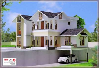Exterior Designs by Civil Engineer arc one developers, Wayanad | Kolo