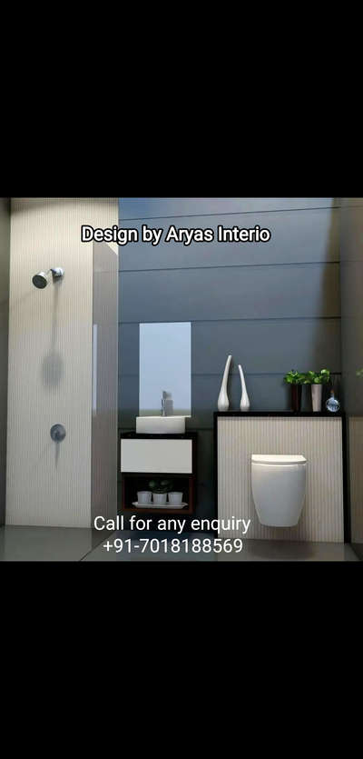 Bathroom Designs by Interior Designer Aryas Interio  Infra Services, Gautam Buddh Nagar | Kolo