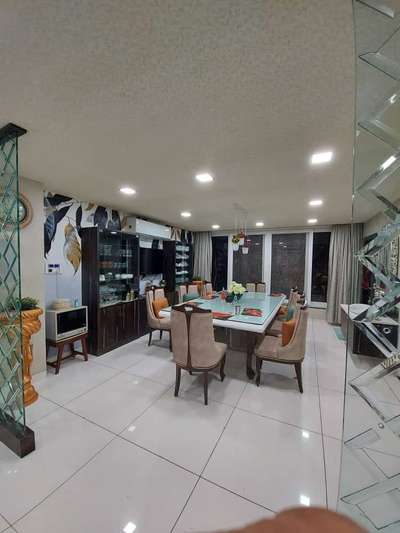 Ceiling, Furniture, Lighting, Table, Dining Designs by Painting Works Javed Khan, Indore | Kolo
