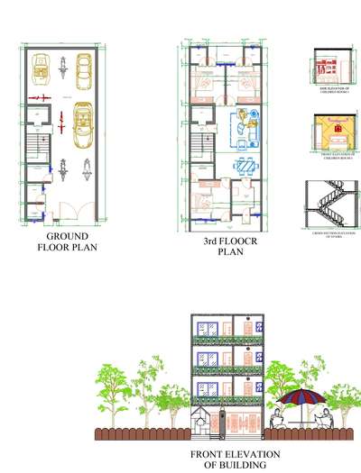 Plans Designs by 3D & CAD Ravi  Kumar , Delhi | Kolo