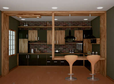 Kitchen Designs by Interior Designer Rahulmitza Mitza, Kannur | Kolo