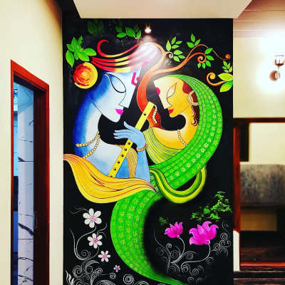 Wall Designs by Painting Works Prasad Aninha, Kasaragod | Kolo
