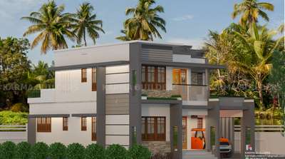 Exterior Designs by Civil Engineer Adarsh vadakkiniyil, Kannur | Kolo