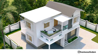 Exterior Designs by Civil Engineer Don Jose, Kannur | Kolo