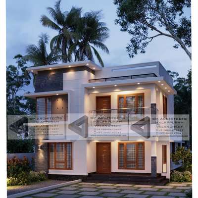 Exterior Designs by Architect SHAMEEM Ar, Malappuram | Kolo