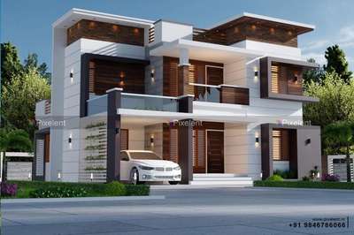 Exterior, Lighting Designs by Contractor Kuttan  RPC, Palakkad | Kolo
