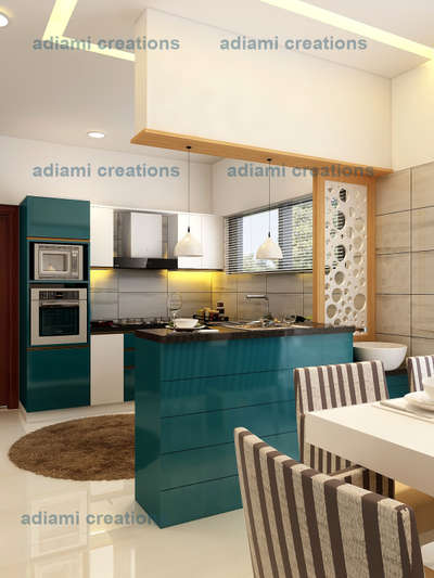 Kitchen, Lighting, Storage Designs by 3D & CAD Baiju TK, Thiruvananthapuram | Kolo