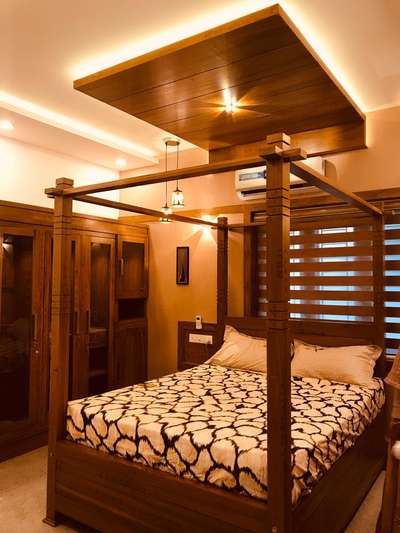 Bedroom, Furniture, Storage, Ceiling, Lighting Designs by Painting Works Ismail VK, Kozhikode | Kolo