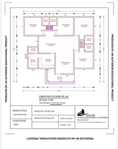 Plans Designs by Civil Engineer new arc, Ernakulam | Kolo