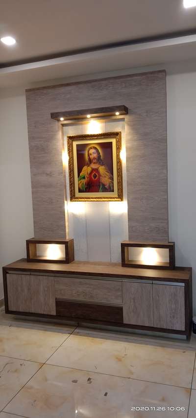 Lighting, Prayer Room, Storage Designs by Carpenter shaji mahadeva, Kozhikode | Kolo