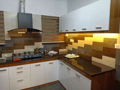 Kitchen Designs by Interior Designer Rahul Radhakrishnan, Thrissur | Kolo