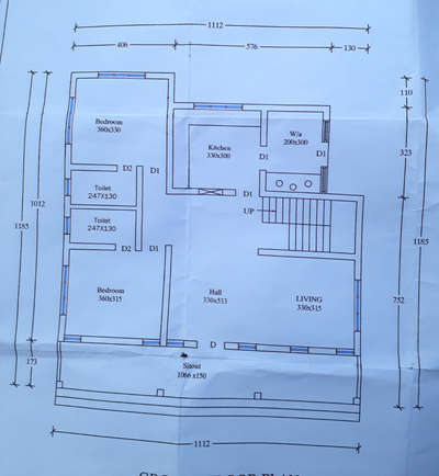 Plans Designs by Contractor badhusha BYH, Malappuram | Kolo