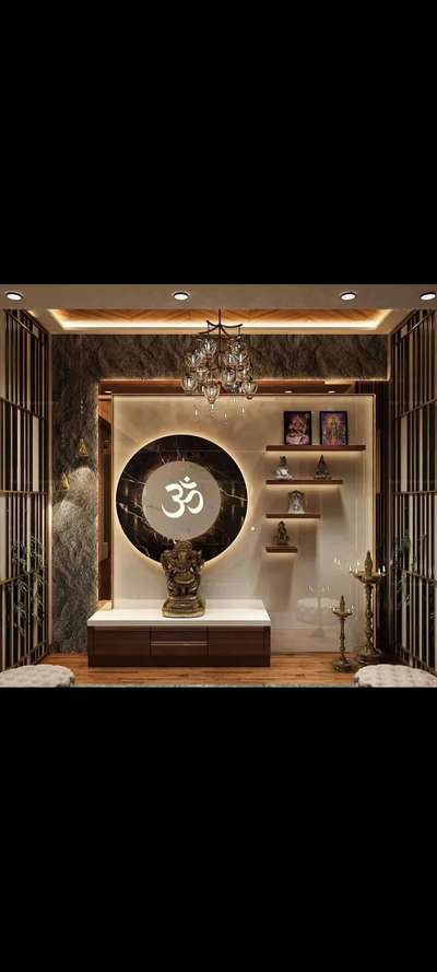 Prayer Room, Lighting, Storage Designs by Civil Engineer Er Arjun Lal Kumawat, Jaipur | Kolo