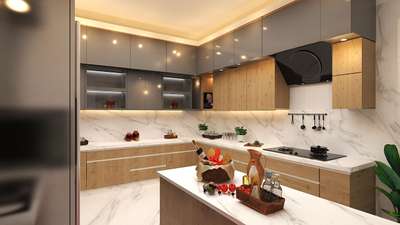 Kitchen, Lighting, Storage Designs by Interior Designer SP Ace2♠️ Interiors, Delhi | Kolo
