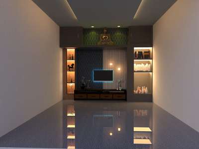 Ceiling, Flooring, Lighting, Living, Storage Designs by Carpenter RA Aahire, Indore | Kolo