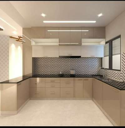 Ceiling, Kitchen, Lighting, Storage, Window Designs by Interior Designer Narender Sharma, Faridabad | Kolo