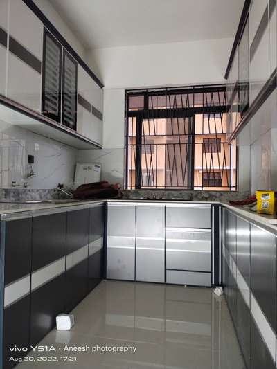 Kitchen, Storage Designs by Building Supplies Aneesh Interior, Kottayam | Kolo