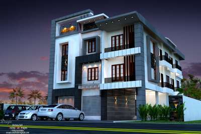 Exterior Designs by 3D & CAD Vishnu  N R, Kottayam | Kolo
