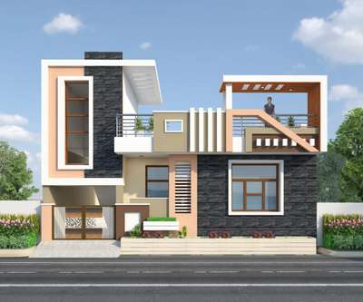 Exterior Designs by Civil Engineer Jaimain Engineers Builders, Jaipur | Kolo