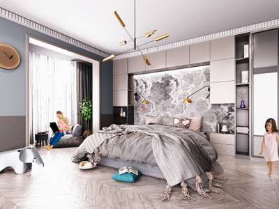Furniture, Storage, Bedroom Designs by 3D & CAD Gaurav Nagarwal, Jaipur | Kolo