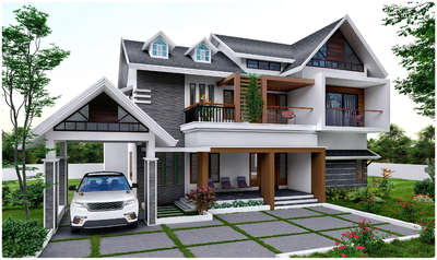 Exterior Designs by Architect Afsal Anfar, Thiruvananthapuram | Kolo