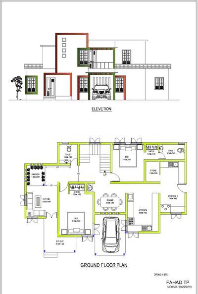 Plans Designs by Architect Fahad  TP, Malappuram | Kolo